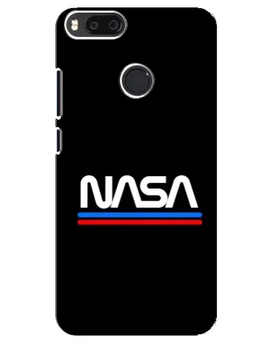 Чехол для Xiaomi Mi A1 / Mi 5X с картинкой «NASA — классика Red Blue»