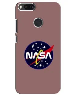 Чехол для Xiaomi Mi A1 / Mi 5X с картинкой «NASA — ретро космос»