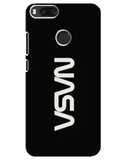 Чехол для Xiaomi Mi A1 / Mi 5X с картинкой «NASA — вертикальный логотип»