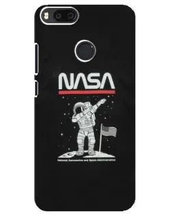 Чехол для Xiaomi Mi A1 / Mi 5X с картинкой «NASA — шагаем по Луне»