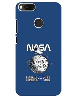 Чехол для Xiaomi Mi A1 / Mi 5X с картинкой «NASA — лунная миссия»