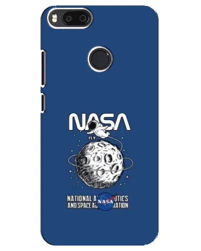 Чехол для Xiaomi Mi A1 / Mi 5X с картинкой «NASA — лунная миссия»