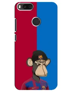 Чехол для Xiaomi Mi A1 / Mi 5X с картинкой «Bored Ape — фанат Барсы»