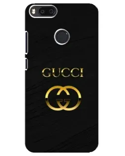 Чехол для Xiaomi Mi A1 / Mi 5X с картинкой «Золотой логотип Gucci»