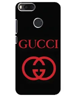 Чехол для Xiaomi Mi A1 / Mi 5X с картинкой «Gucci — красный логотип»