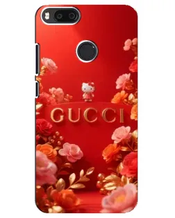 Чехол для Xiaomi Mi A1 / Mi 5X с картинкой «Gucci — золотой сад»