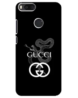 Чехол для Xiaomi Mi A1 / Mi 5X с картинкой «Gucci — серебряная змея»