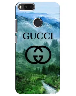 Чехол для Xiaomi Mi A1 / Mi 5X с картинкой «Gucci — горный пейзаж»