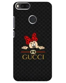 Чехол для Xiaomi Mi A1 / Mi 5X с картинкой «Минни Маус Gucci — черный»