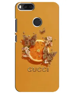 Чохол для Xiaomi Mi A1 / Mi 5X з картинкою «Gucci — золоті метелики» Чохол для Xiaomi Mi A1 / Mi 5X з картинкою «Gucci — золоті метелики»