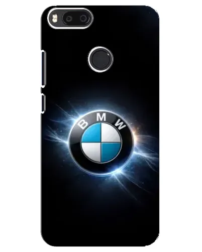 Чехол для Xiaomi Mi A1 / Mi 5X с картинкой «BMW — неоновое сияние»