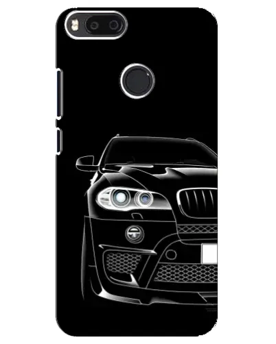 Чехол для Xiaomi Mi A1 / Mi 5X с картинкой «Темный силуэт BMW»