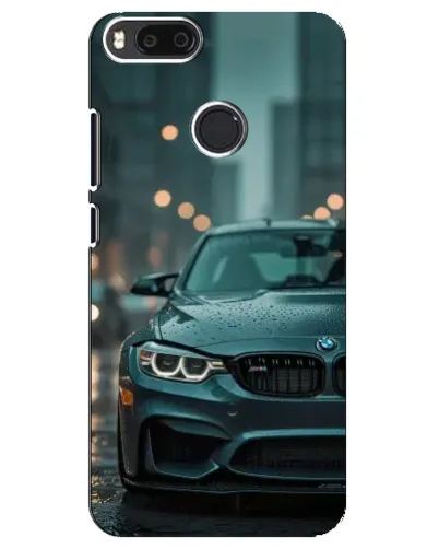Чехол для Xiaomi Mi A1 / Mi 5X с картинкой «BMW в огнях города»