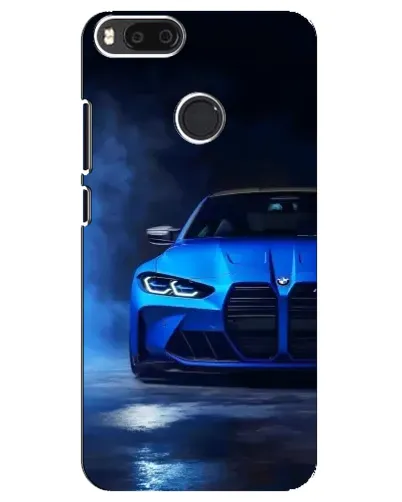 Чехол для Xiaomi Mi A1 / Mi 5X с картинкой «Голубая BMW M4»