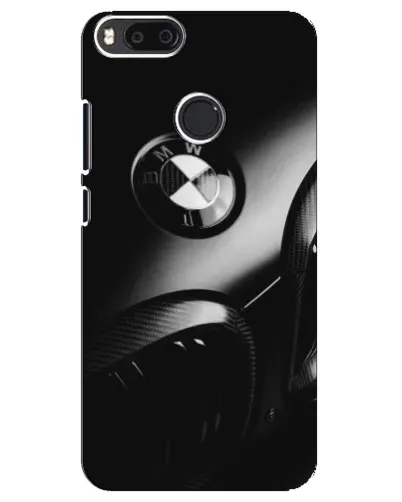 Чехол для Xiaomi Mi A1 / Mi 5X с картинкой «Эмблема BMW — макро»