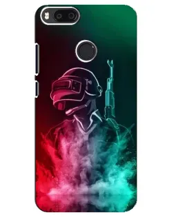 Чехол для Xiaomi Mi A1 / Mi 5X с картинкой «PUBG — огненный воин»