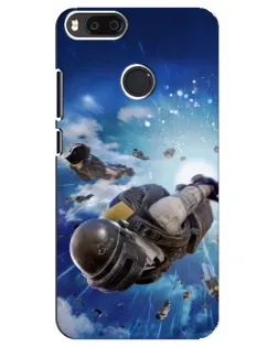 Чехол для Xiaomi Mi A1 / Mi 5X с картинкой «Десант PUBG — прыжок»