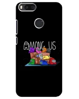 Чехол для Xiaomi Mi A1 / Mi 5X с картинкой «Логотип Among Us»