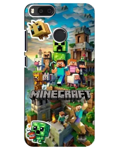 Чехол для Xiaomi Mi A1 / Mi 5X с картинкой «Замок Minecraft»