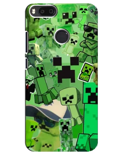 Чехол для Xiaomi Mi A1 / Mi 5X с картинкой «Криперы Minecraft»