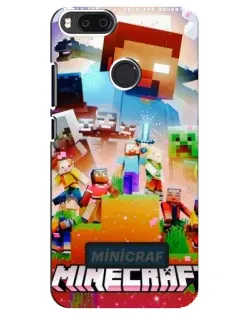 Чехол для Xiaomi Mi A1 / Mi 5X с картинкой «Minecraft герои игры»