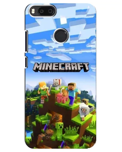 Чехол для Xiaomi Mi A1 / Mi 5X с картинкой «Minecraft классический мир»