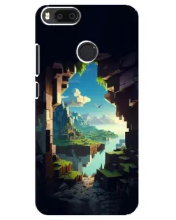Чехол для Xiaomi Mi A1 / Mi 5X с картинкой «Вид из пещеры»