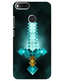 Чехол для Xiaomi Mi A1 / Mi 5X с картинкой «Алмазный меч неон»