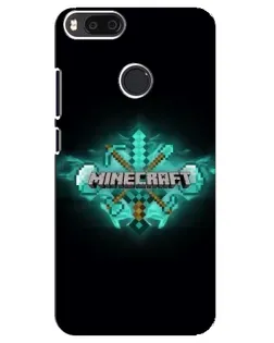 Чехол для Xiaomi Mi A1 / Mi 5X с картинкой «Minecraft Diamond лого»
