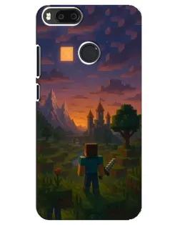 Чехол для Xiaomi Mi A1 / Mi 5X с картинкой «Стив у башни»