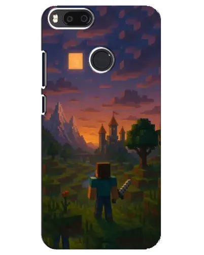 Чехол для Xiaomi Mi A1 / Mi 5X с картинкой «Стив у башни»