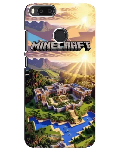 Чехол для Xiaomi Mi A1 / Mi 5X с картинкой «Minecraft панорама»