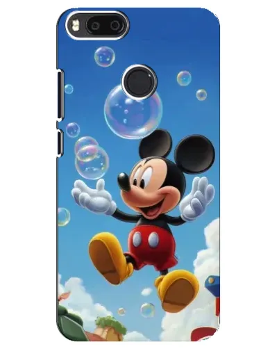 Чехол для Xiaomi Mi A1 / Mi 5X с картинкой «Mickey и мыльные пузыри»