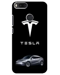 Чехол для Xiaomi Mi A1 / Mi 5X с картинкой «Tesla Model Y»