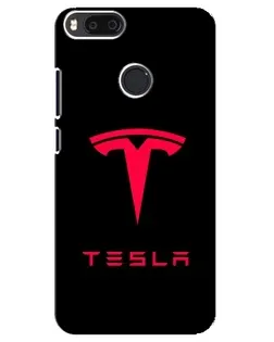 Чехол для Xiaomi Mi A1 / Mi 5X с картинкой «Tesla Red Logo»