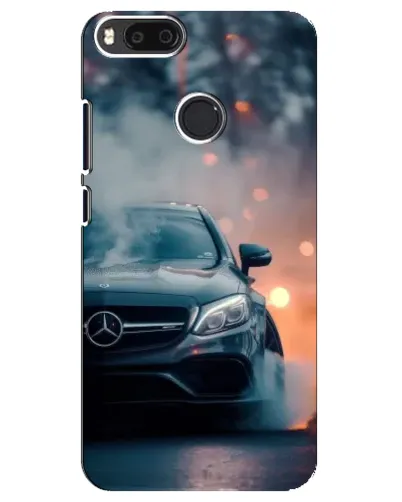 Чехол для Xiaomi Mi A1 / Mi 5X с картинкой «Mercedes — ночной город»