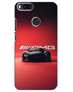 Чехол для Xiaomi Mi A1 / Mi 5X с картинкой «Mercedes AMG — красная линия»