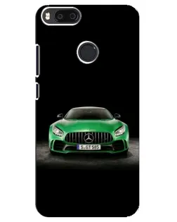 Чехол для Xiaomi Mi A1 / Mi 5X с картинкой «Mercedes — неоновый лого»