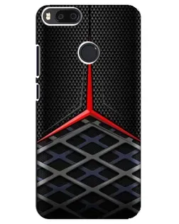 Чехол для Xiaomi Mi A1 / Mi 5X с картинкой «Mercedes Carbon Grid»