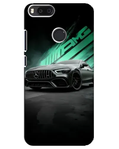 Чехол для Xiaomi Mi A1 / Mi 5X с картинкой «Темный Mercedes AMG»