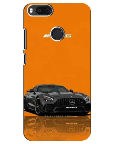 Чехол для Xiaomi Mi A1 / Mi 5X с картинкой «Оранжевый Mercedes AMG»