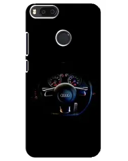 Чехол для Xiaomi Mi A1 / Mi 5X с картинкой «Салон Audi — руль»