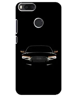Чехол для Xiaomi Mi A1 / Mi 5X с картинкой «Audi — ночной контур»