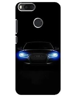 Чехол для Xiaomi Mi A1 / Mi 5X с картинкой «Audi в неоне»