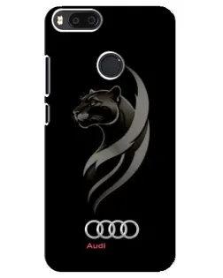 Чехол для Xiaomi Mi A1 / Mi 5X с картинкой «Графика — пантера и Audi»