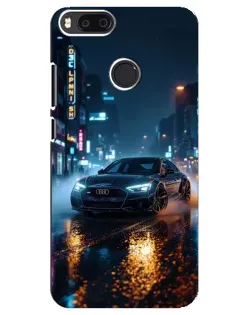 Чехол для Xiaomi Mi A1 / Mi 5X с картинкой «Ночной город и Audi»