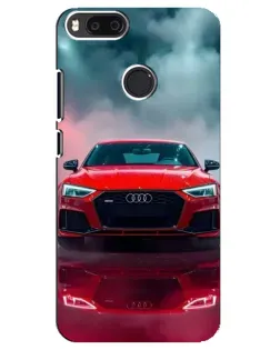 Чехол для Xiaomi Mi A1 / Mi 5X с картинкой «Audi RS — красный стиль»