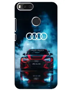 Чехол для Xiaomi Mi A1 / Mi 5X с картинкой «Audi Sport — неон»