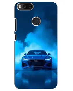 Чехол для Xiaomi Mi A1 / Mi 5X с картинкой «Audi — голубая энергия»
