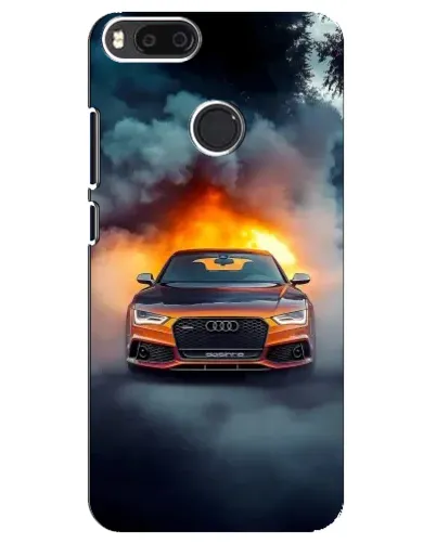 Чехол для Xiaomi Mi A1 / Mi 5X с картинкой «Audi в огненном дыму» Чехол для Xiaomi Mi A1 / Mi 5X с картинкой «Audi в огненном дыму»